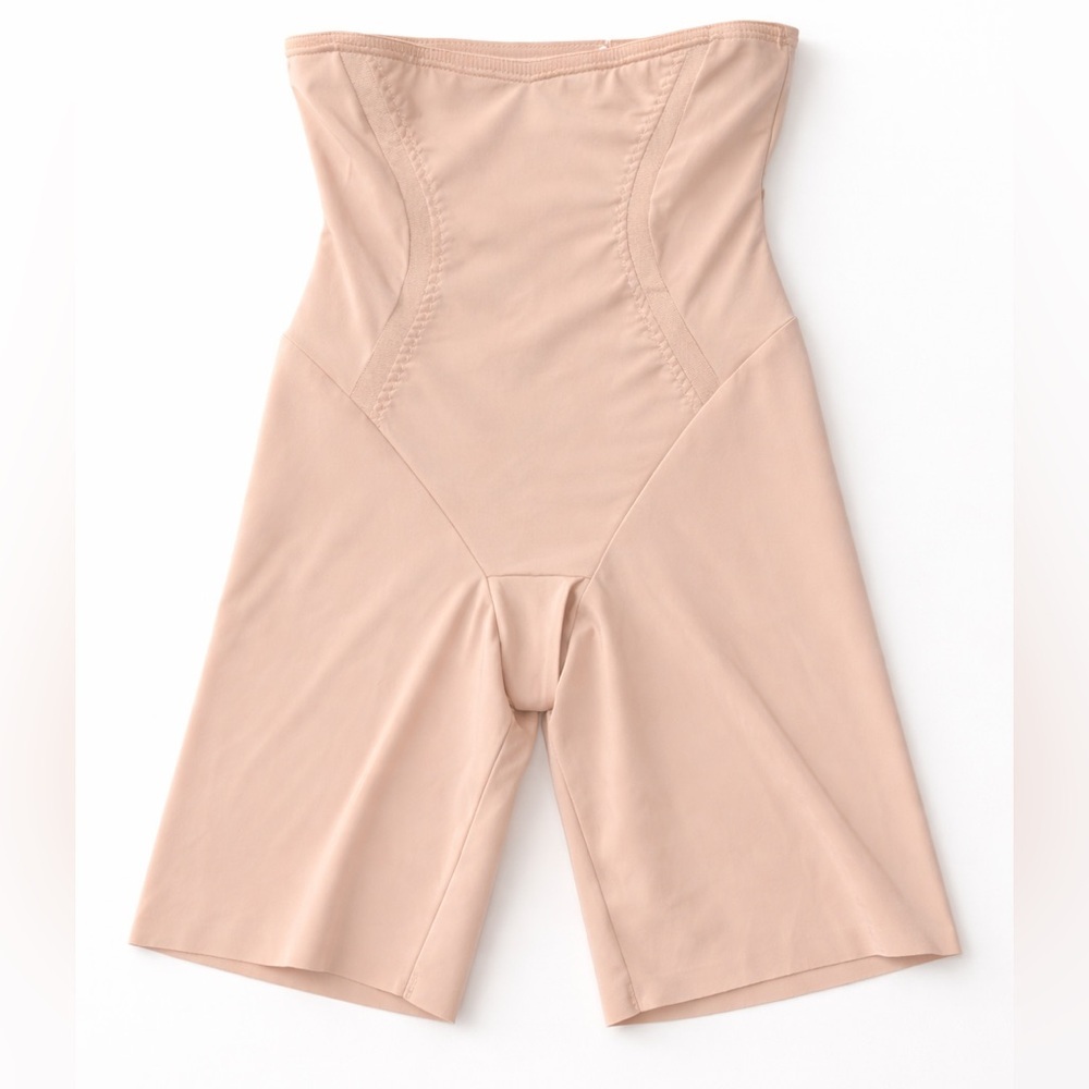 Nude High Waist Shapewear Shorts Tummy Control Body Shaper Smoothing Under Dress